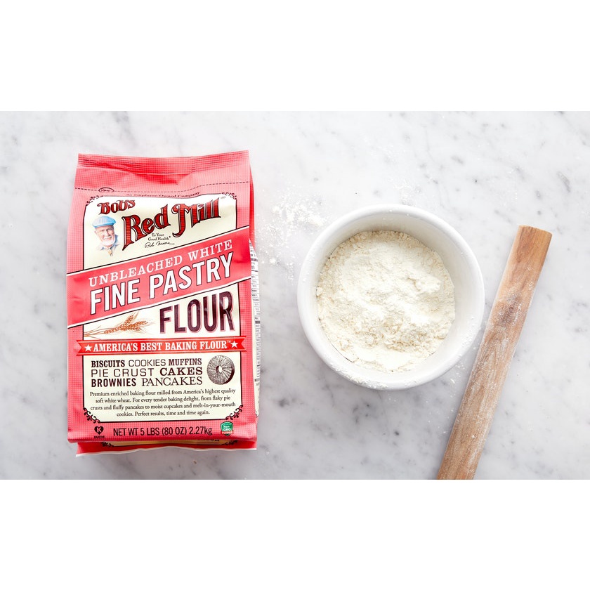 [Bob's Red Mill] Bột Mì Mềm Không Tẩy Trắng - Bob's Red Mill Pastry Flour - 2.27kg