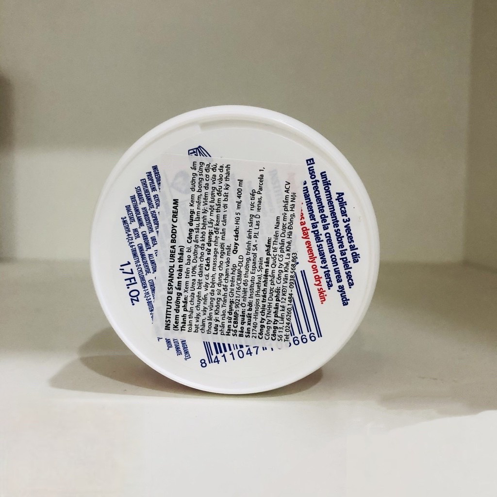 Kem Dưỡng Ẩm Giảm Khô, Giảm Ngứa Instituto Espanol Urea 10% Body Cream 50ml