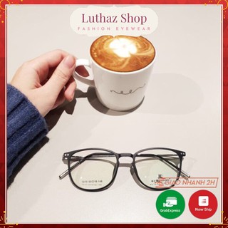 Gọng kính cận mắt tròn càng kim loại - luthaz