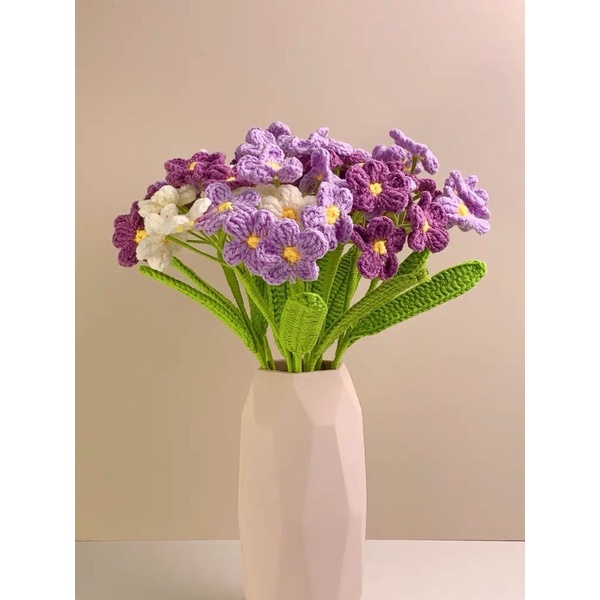 DIY Gói Nguyên Liệu Móc Cành Hoa Nhí Len  - Quà Tặng Handmade Tự Làm Ý Nghĩa [Có hướng dẫn]