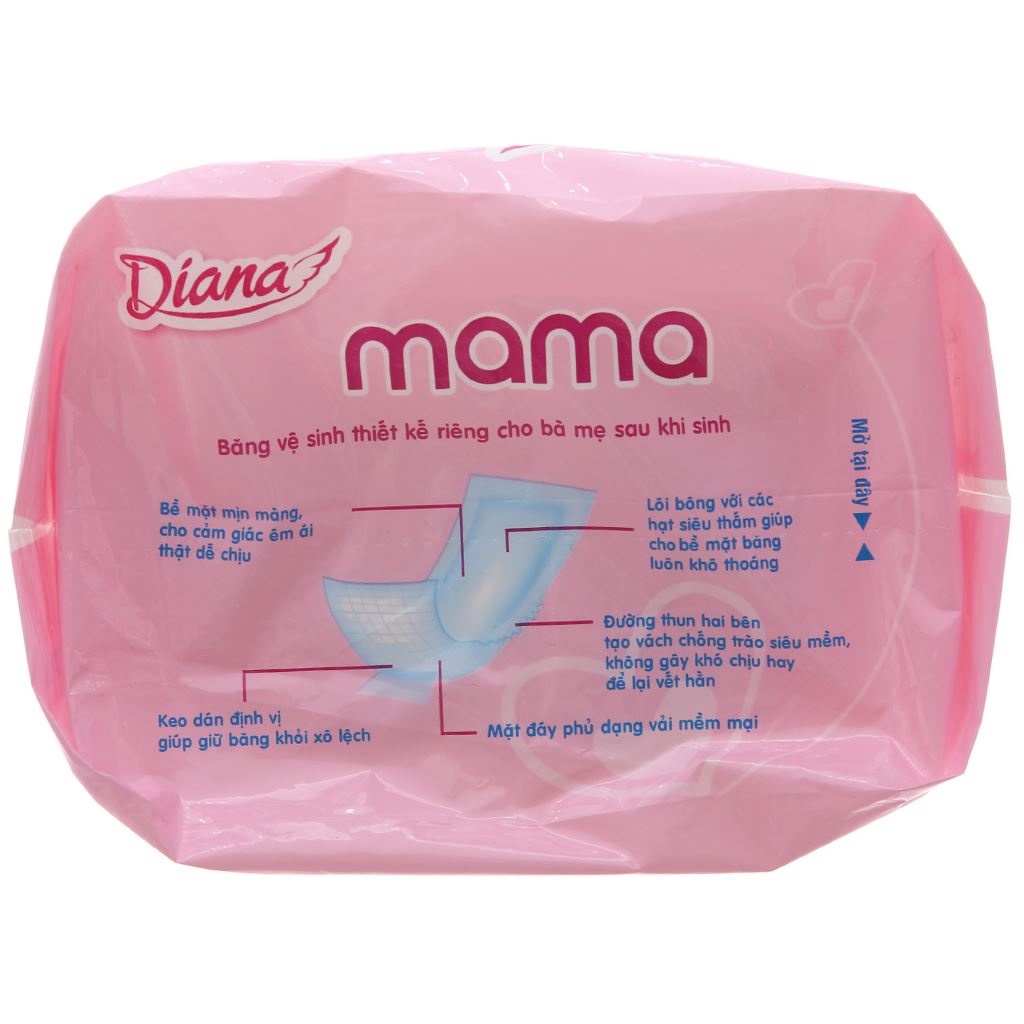 Combo 2 Băng Vệ Sinh Diana Mama Dùng Cho Bà Mẹ Sau Khi Sinh 12 Miếng / Gói x2