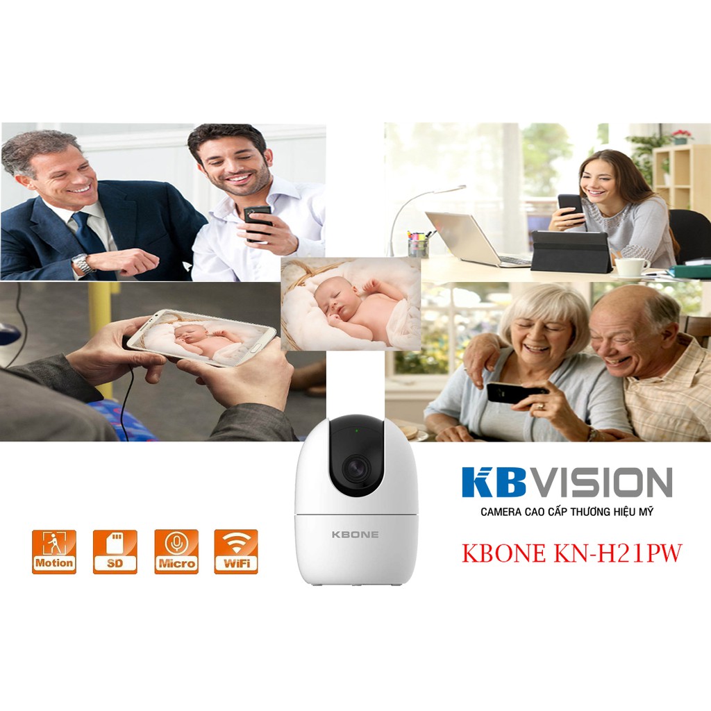 CAMERA WIFI KBONE KN-H21PA