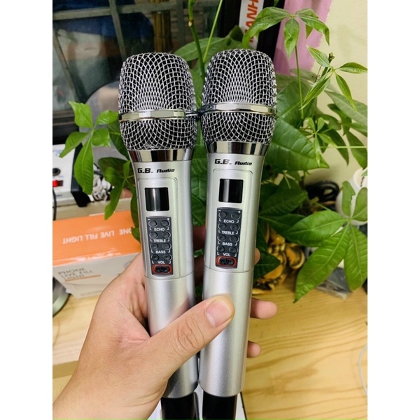Micro karaoke đa năng GB Audio (Micro chuyên hát karaoke loa kéo, loa bluetooth Bose, JBL và Ampli karaoke gia đình.