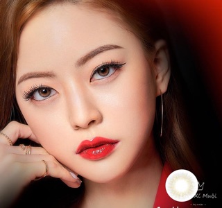 Lens Hàn Noble Gray có độ (0-5 độ)