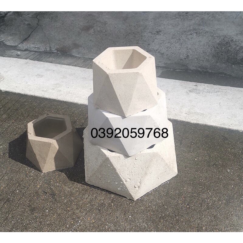 Khuôn đúc chậu bê tông chuyên dụng trồng sen đá mini 18