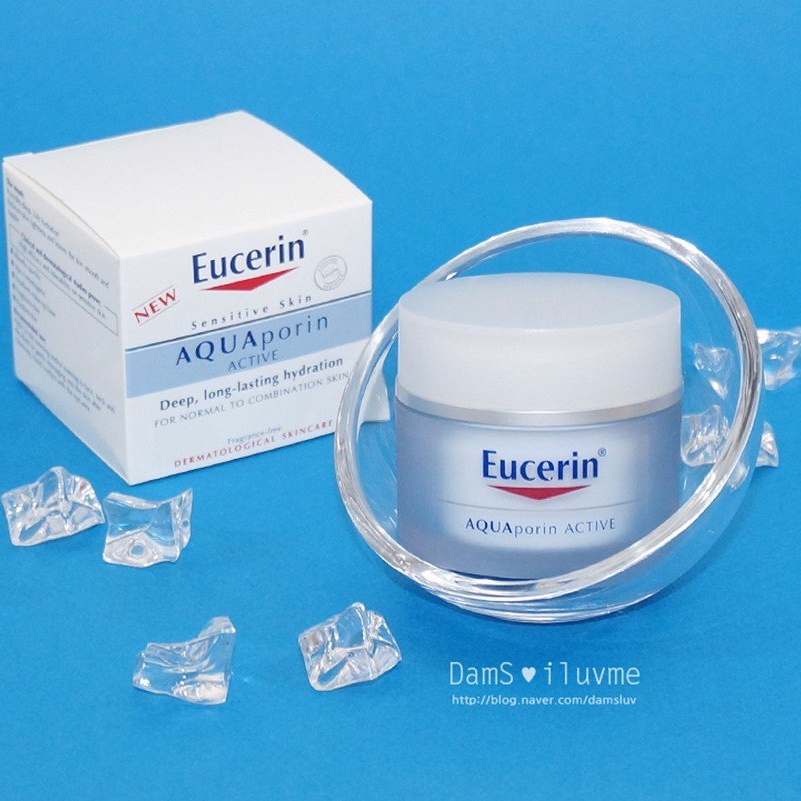 EUCERIN AQUAPorin Active For Normal To Combination Skin 50mL - Kem Dưỡng Ẩm Cho Da Thường Và Hỗn Hợp