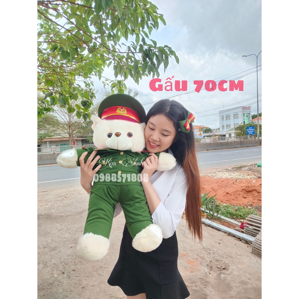 Gấu 70cm Cảnh sát, Y tá, Bác sĩ