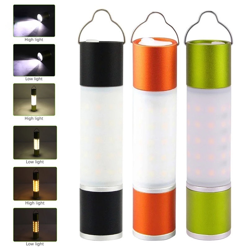 1 Đèn Pin LED Bằng Hợp Kim Nhôm Có Thể Tái Sạc Tiện Lợi