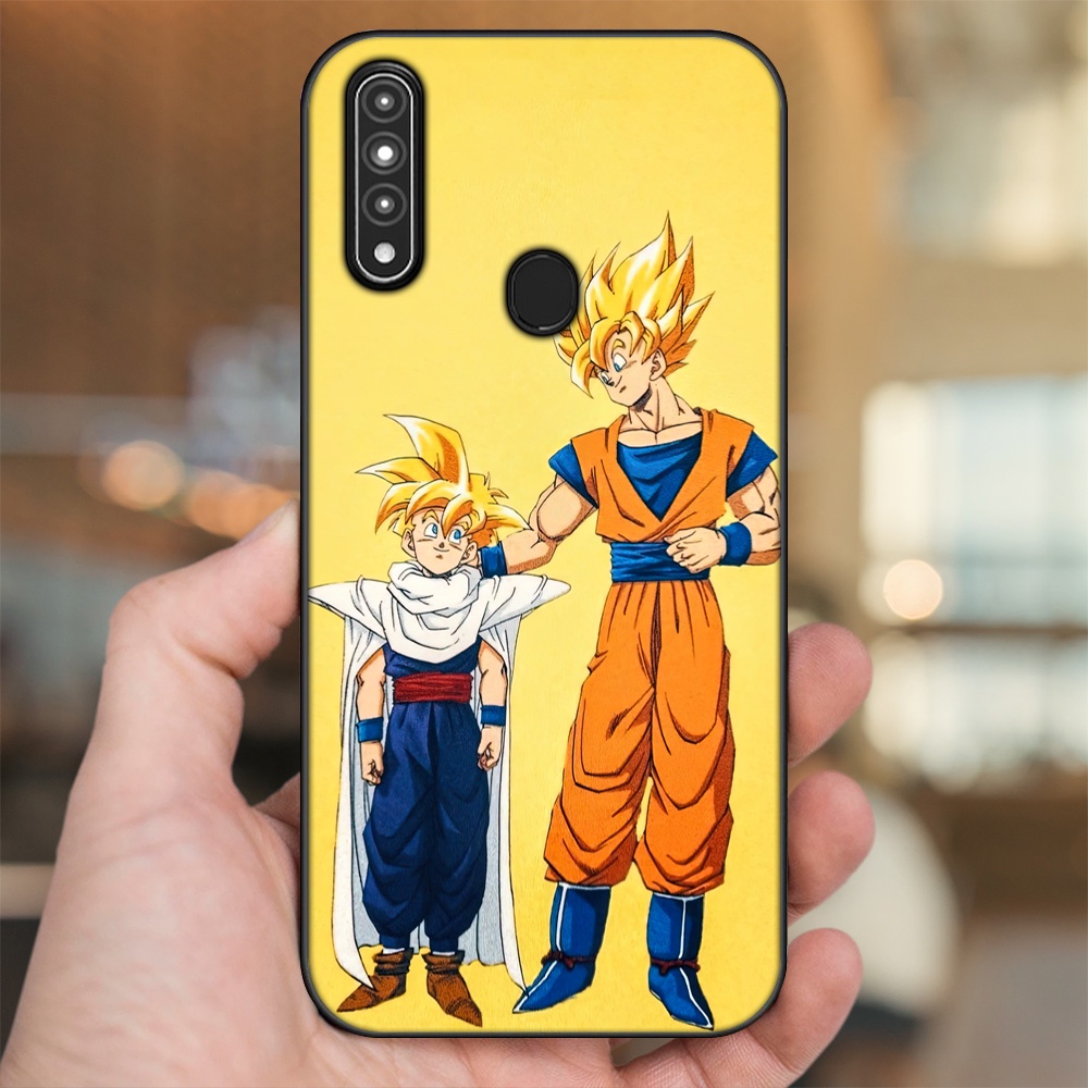 Ốp lưng Oppo A31, A8 viền đen in hình Gohan Dragon Ball
