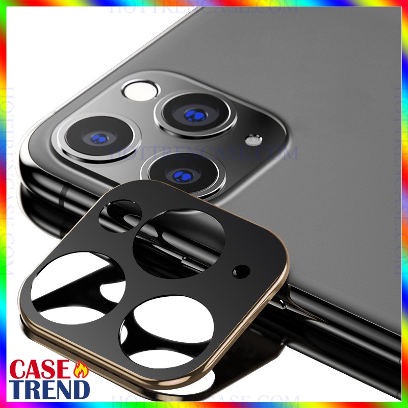 Kính Cường Lực Camera iPhone 11 / iPhone 11 Pro Max - Viền TiTanium - Atouchbo | BigBuy360 - bigbuy360.vn