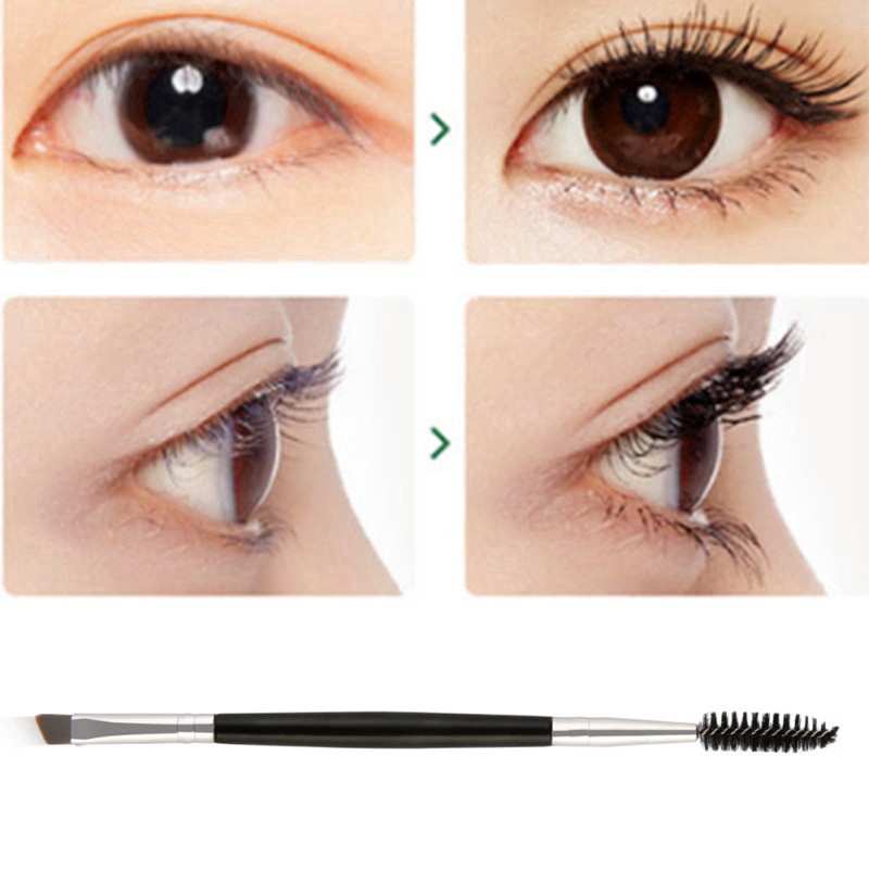 Cọ chải lông mày/mi mascara 2 trong 1 RIPE GIRL trang điểm mắt tiện dụng