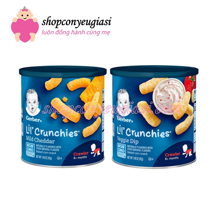 Bánh ăn dặm Gerber Lil' Crunchies hình que (42g)