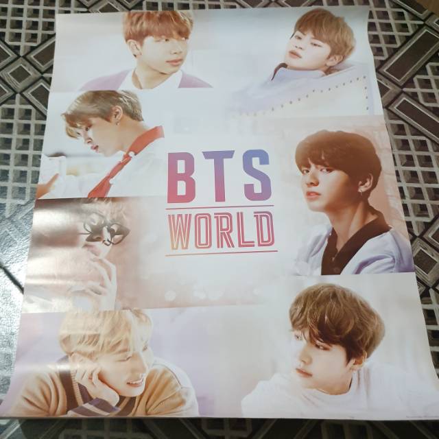 Tấm Áp Phích In Hình Bts World Ost Độc Đáo