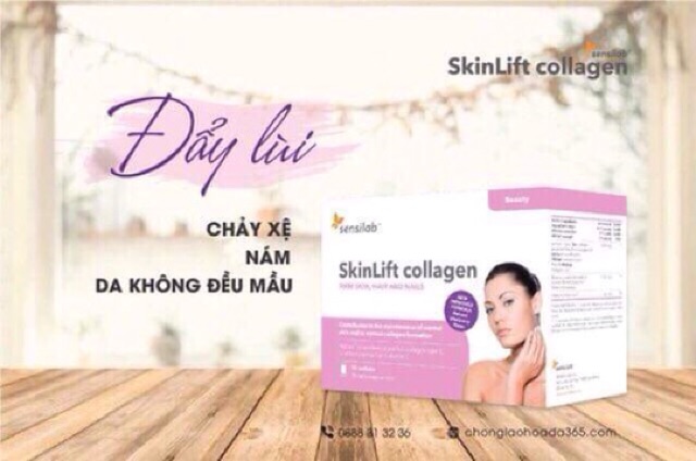 [ Kèm Quà Tặng ] SkinLift Collagen - Hỗ trợ làm đẹp da , chống não hoá ( Nhập khẩu Châu Âu) | Thế Giới Skin Care