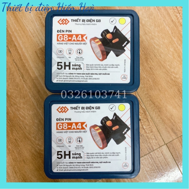 Đèn Pin Đội Đầu Siêu Sáng G8 - A4,