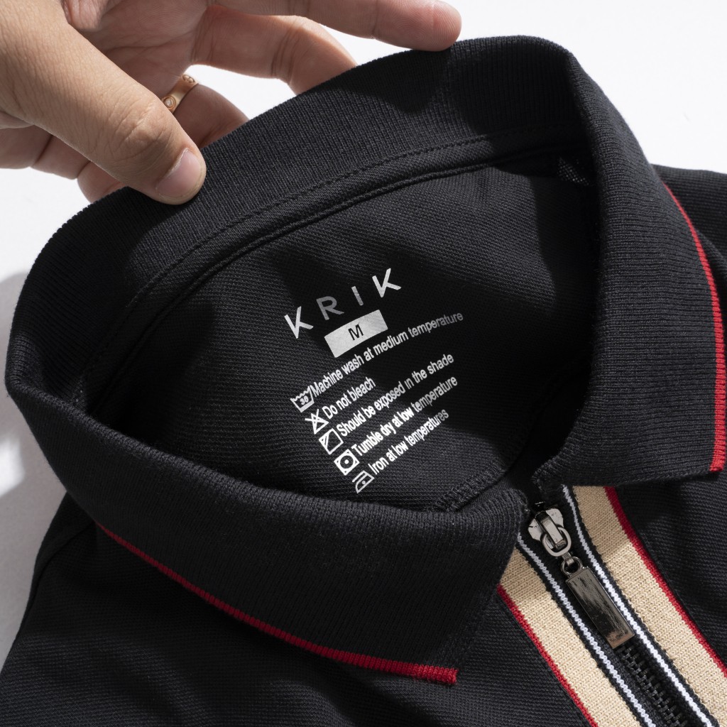 Áo Polo Nam KRIK Kiểu Dáng Basic Chất Vải Cotton Có Khóa Zip 4023 | BigBuy360 - bigbuy360.vn
