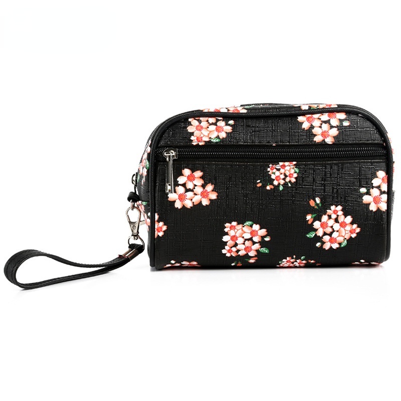 Túi Đựng Mỹ Phẩm Cầm Tay In Họa Tiết Hoa Lựu Mới Dành Cho Đi Du Lịch