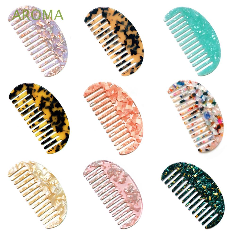 Lược Chải Tóc Tạo Kiểu Thiết Kế Hình Vỏ Rùa Nhiều Màu Sắc Chống Tĩnh Điện Thoải Mái Phong Cách Hàn Quốc Cho Nữ