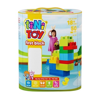 Đồ chơi lắp ráp first block dạng túi trung tinitoy 135