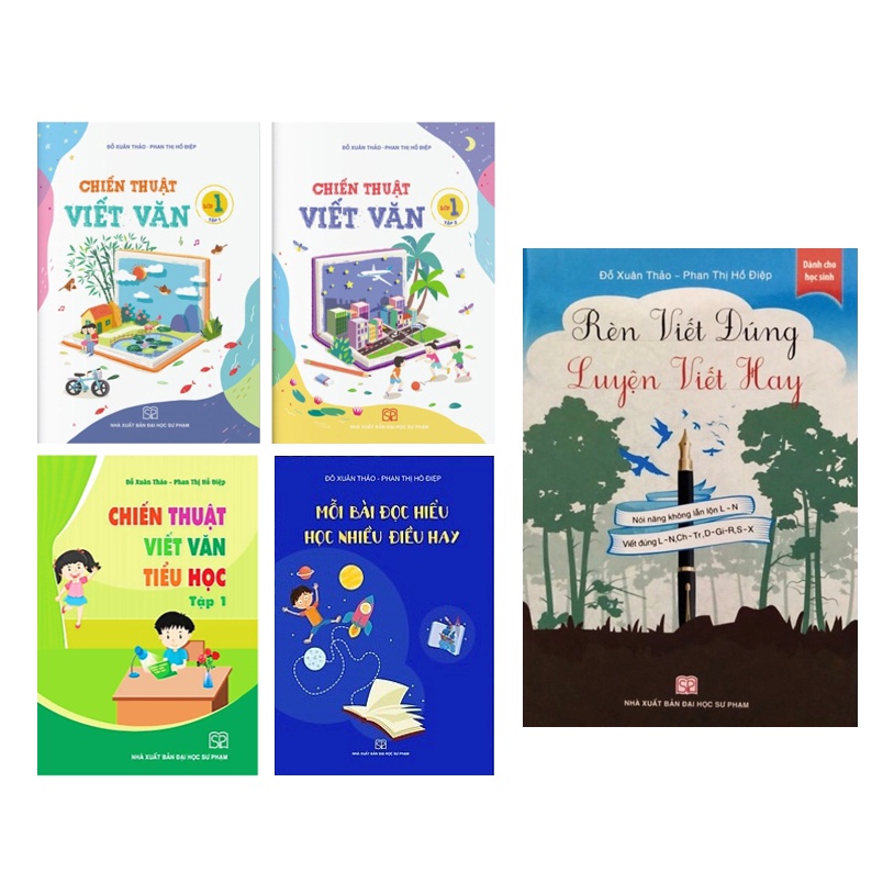 Sách - Combo Viết Văn Cho Học Sinh Tiểu Học (5 cuốn)