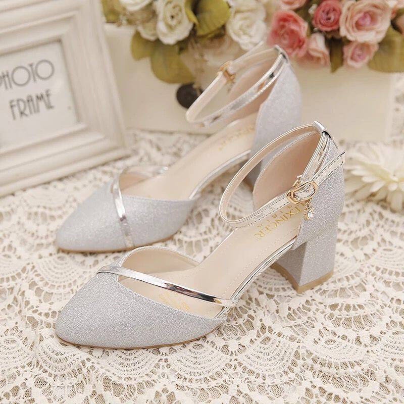 Giày Cao Gót Cô Dâu Thời Trang Sang Trọng 042202