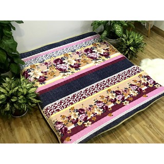 Thảm lông cừu mẫu hoa 2*2,2m