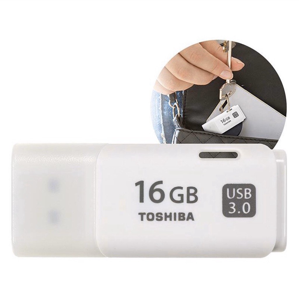 USB 3.0 Toshiba - Sản xuất tại Nhật Bản -Hayabusa U301-16GB- Bảo Hành 5 Năm- Chính Hãng FPT