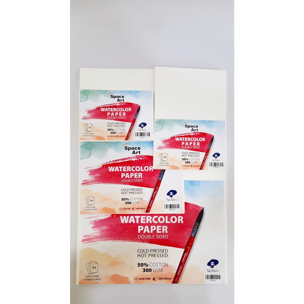 Giấy Vẽ Màu Nước Paul Rubens 300Gsm 50% Cotton