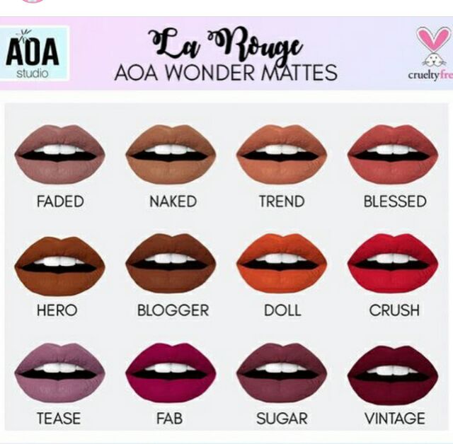 [Có sẵn] Son kem lì Aoa Wonder Matte - Missa Shopmissa