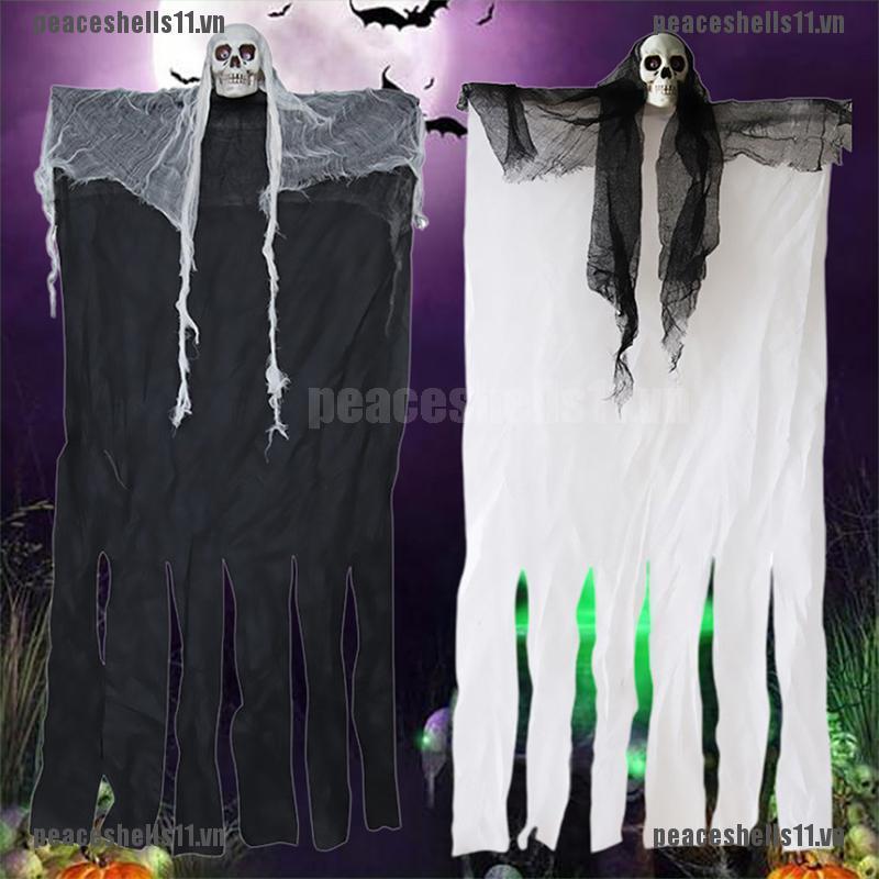 Bộ Xương Trắng Đen Treo Trang Trí Halloween 2020 100cm