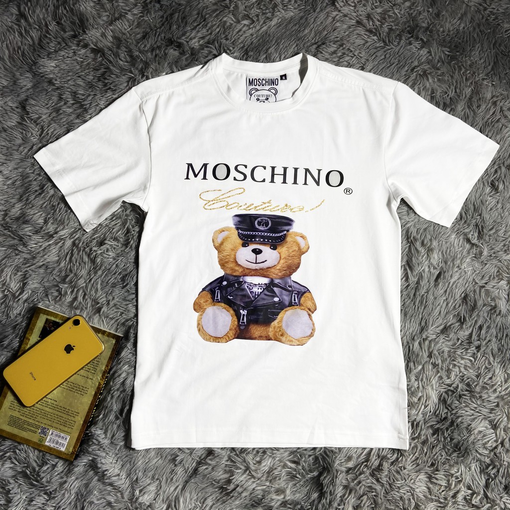 XẢ KHO Áo thun gia đình MOSCHINO ⚡💓FREESHIP⚡💓, Áo thun chất liệu cao cấp, in hình thời trang, đủ size cho Nam và Nữ