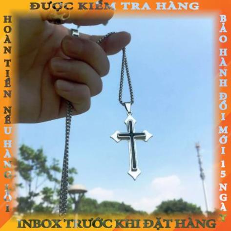 Dây Chuyền Mặt Thánh Giá Cho Nam Và Nữ, Vòng Cổ Hình Chữ Thập Cực Đẹp tranduong