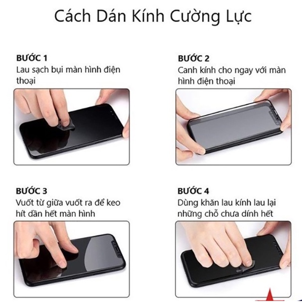 Miếng dán Màn hình Cường Lực 21D đầy đủ các mã từ 6g đến 14 prm
