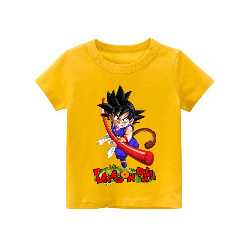 áo thun bé trai Songuku Dragon Ball vải dày dễ chịu