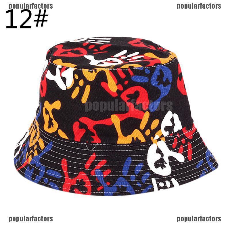 Mũ Rộng Vành Họa Tiết Hoa Thời Trang Cho Nam Nữ