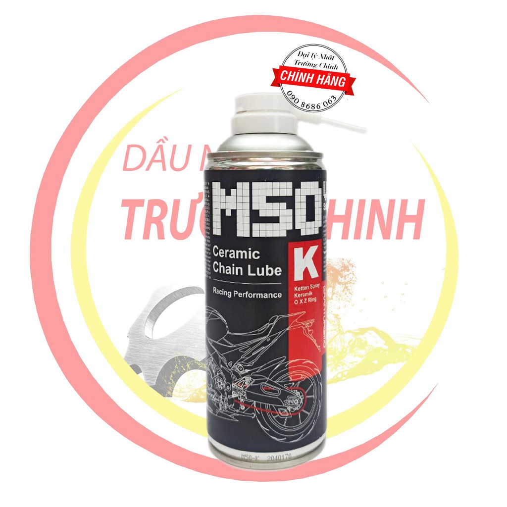 Chai xịt bảo dưỡng sên VOLTRONIC M50 400ml mẫu mới