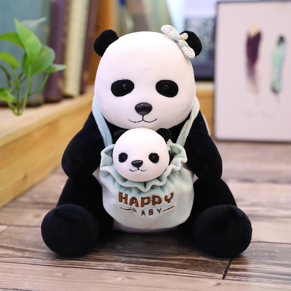 [Hàng Sẵn] Đồ Chơi Thú Bông Mẹ và Bé Gấu Trúc, Kangkaroo, Gấu Bắc Cực, Tê Tê Đáng Yêu