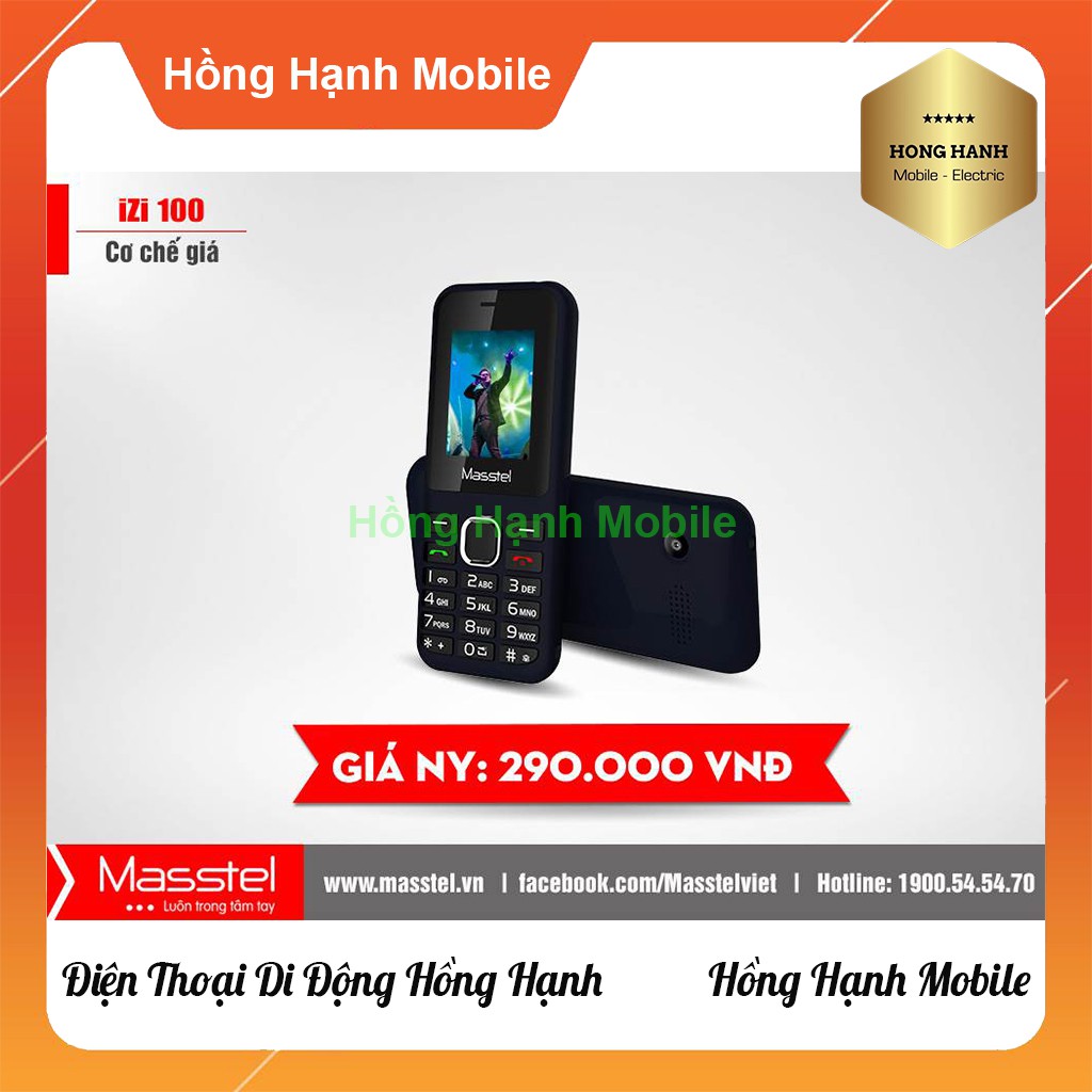 Điện Thoại Masstel iZi 100 - Hàng Chính Hãng - Hồng Hạnh Mobile