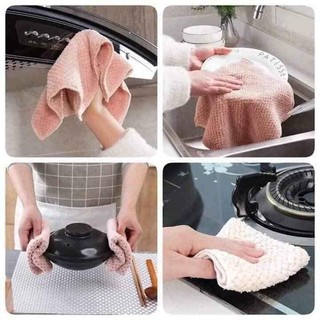 set 10 Khăn lau đa năng siêu thấm nước