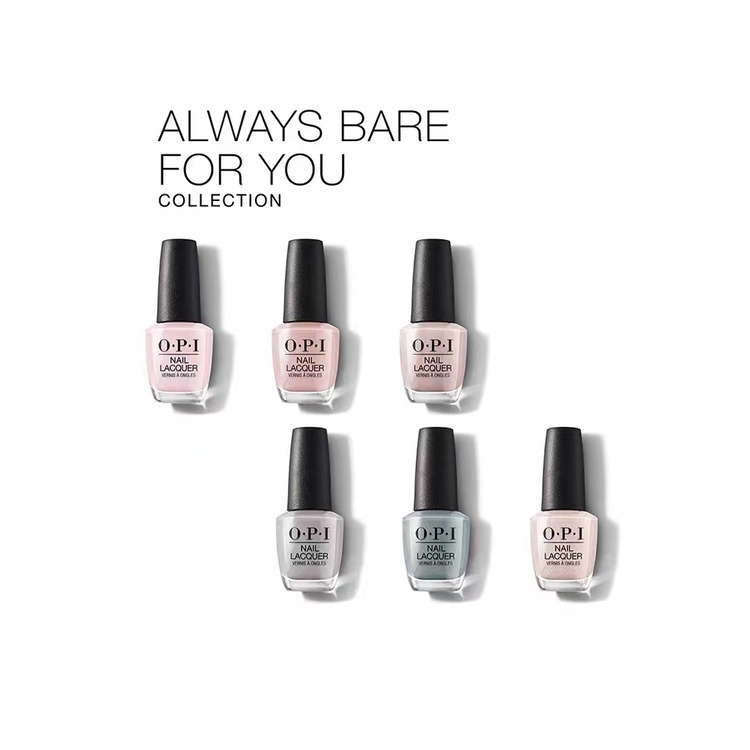 SALE 50%-Sơn Móng Tay Thường OPI Giá Rẻ Nhiều Màu - 6 mã màu always bare for you collection