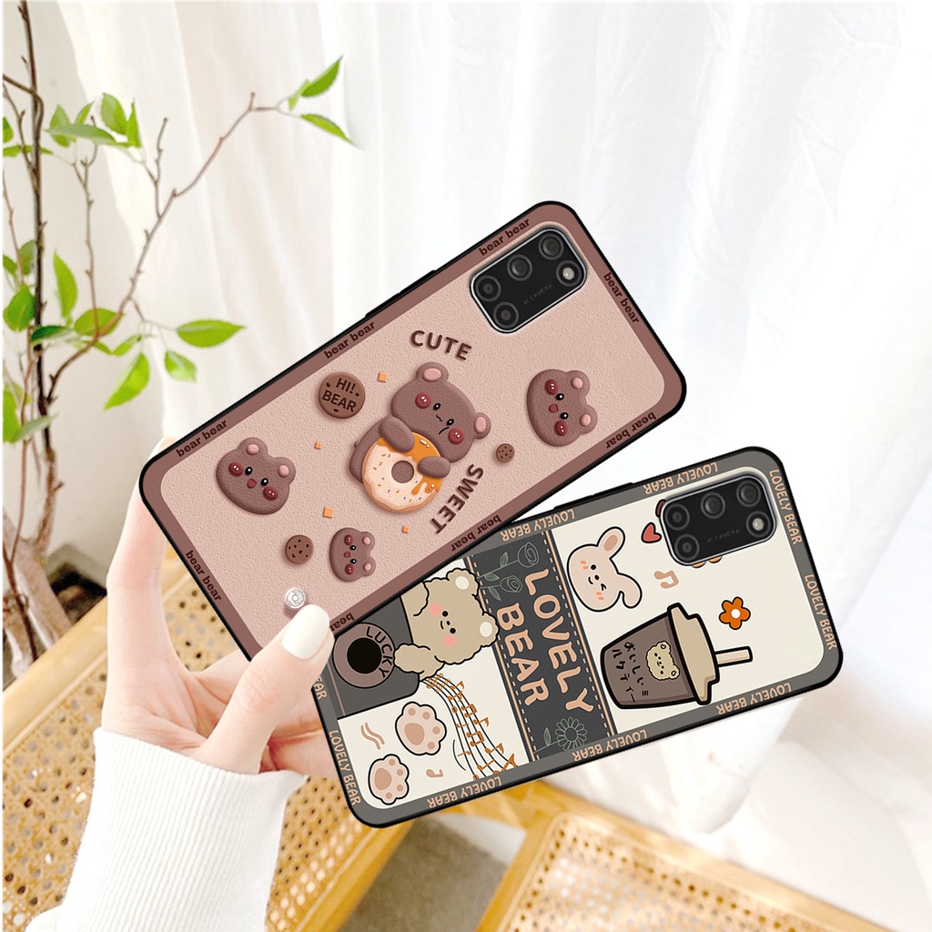 Ốp lưng Oppo A52 - Oppo A92 in hình gấu bear dễ thương, bền đẹp