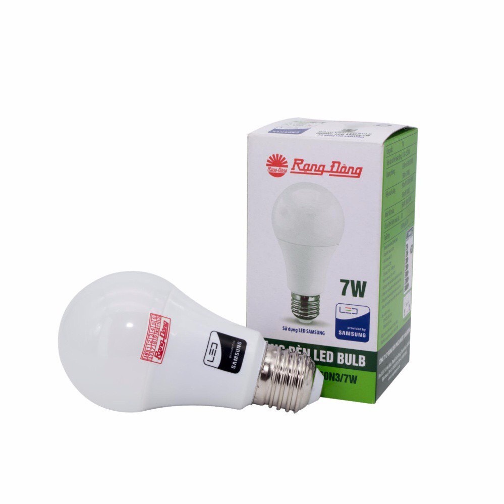 Bóng Đèn LED Bulb Rạng Đông  3w,5w7W, 9w,12w,15w,20W , ChipLED SAMSUNG