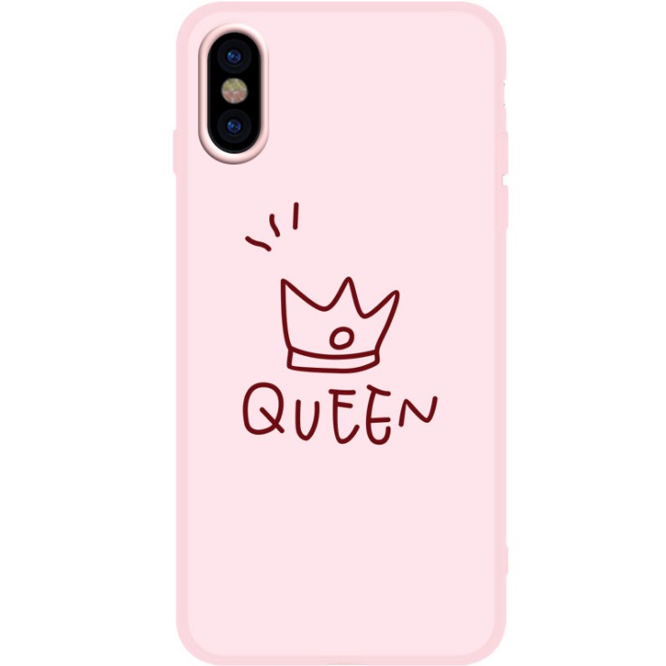 Ốp iphone Ốp lưng điện thoại KING QUEEN cho iphone 6/6plus/6s/6s plus/6/7plus/8/8plus/x/xs/xs max/11/12promax a321