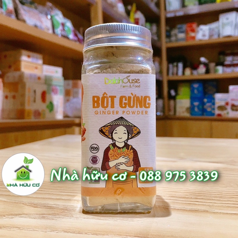 Bột gừng sấy lạnh Dalahouse 50g - Date: 28/1/2023 - Nhà hữu cơ