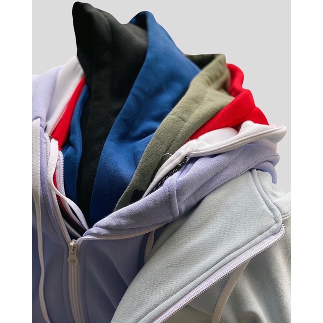 FULLBOX - ÁO KHOÁC NỈ - HODDIE ZIP 7COLOR BY TWOCE BRAND