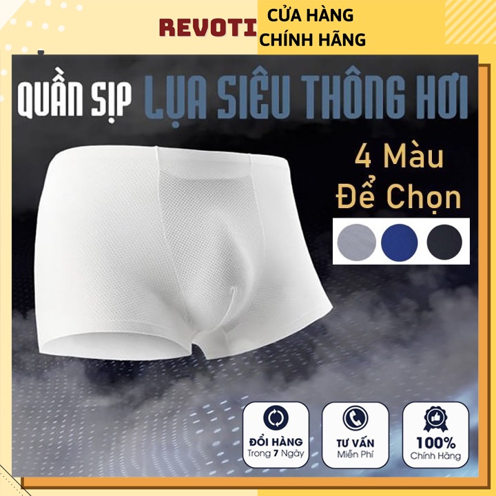 Quần lót nam Thông hơi nhật bản, quần sịp đúc thông hơi không đường may không viền mặc thoáng mát khử mùi QL17