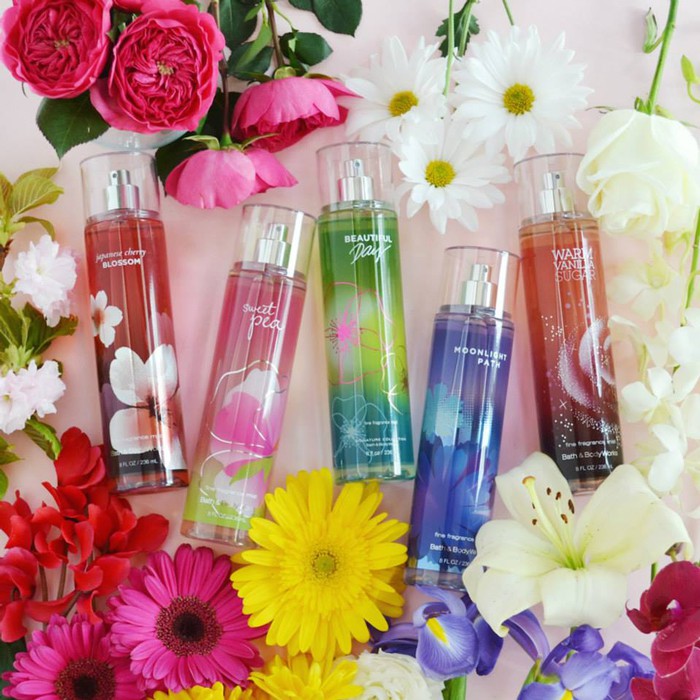 [NEW]..::✨Xịt thơm Bath & Body Works Fine Fragrance Mist Hương Cucumber Melon 236ml✨::..