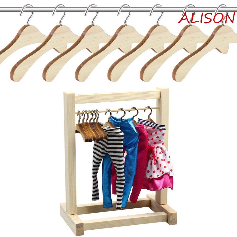 Bộ 4 Móc Treo Quần Áo Bằng Gỗ Chống Trượt Tiết Kiệm Không Gian Giá Đỡ
