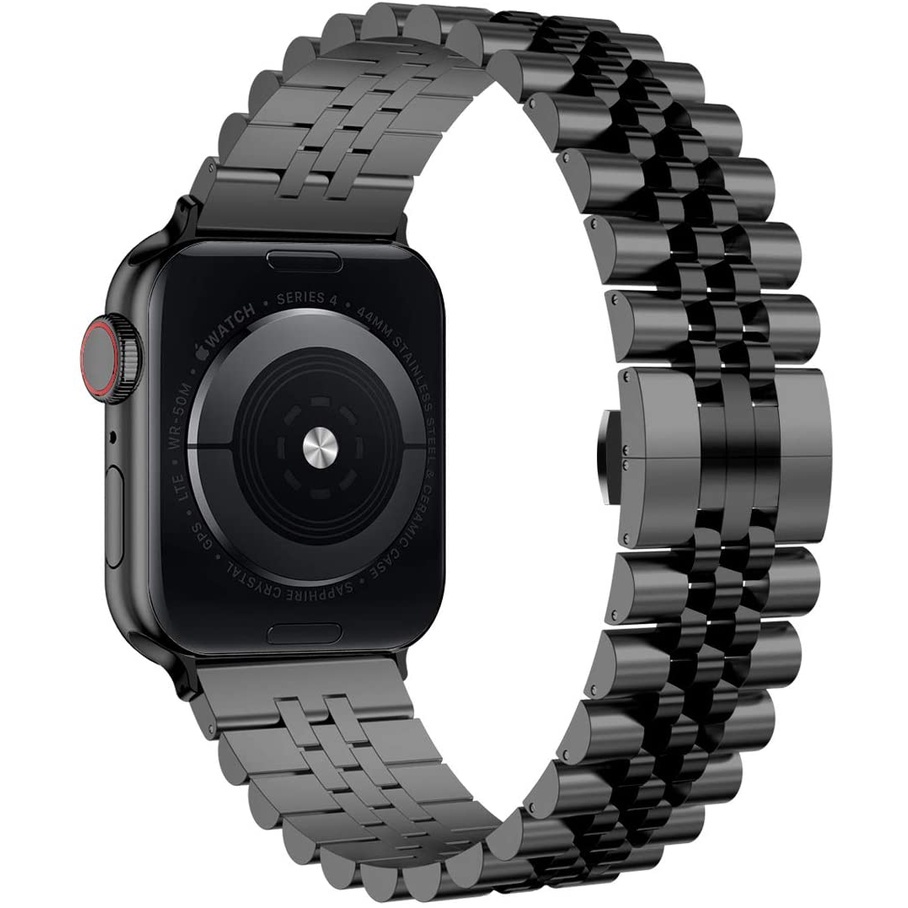 Dây Đeo Inox + Ốp Bảo Vệ Cho Đồng Hồ Thông Minh Apple Watch 38mm 42mm Series 7 6 SE 5 4 3 2 1 iWatch 40mm 44mm 41mm 45mm