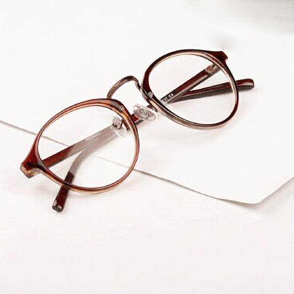 Mắt Kính Giả Cận Phong Cách Retro Unisex